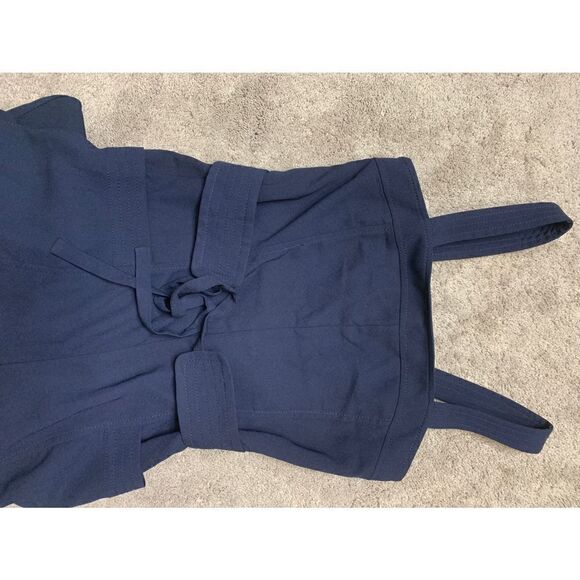 New. JOIE blue cropped leg jumpsuit. - Picture 6 of 10